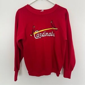 LOGO 7 Vibrant Red Sweatshirt